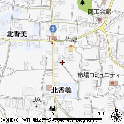 徳島県阿波市市場町市場町筋55周辺の地図