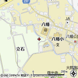 徳島県阿波市市場町山野上立石48周辺の地図