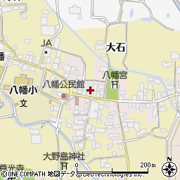 徳島県阿波市市場町八幡町屋敷38周辺の地図