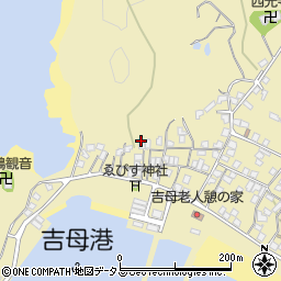 山口県下関市吉母417周辺の地図