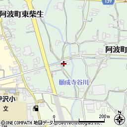 徳島県阿波市阿波町東柴生9周辺の地図