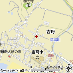 山口県下関市吉母255-1周辺の地図