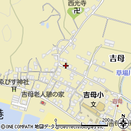 吉母郵便局周辺の地図