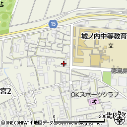 ブランチ田宮周辺の地図
