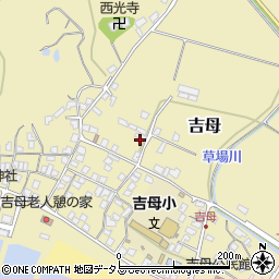 山口県下関市吉母530周辺の地図