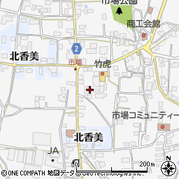 徳島県阿波市市場町市場町筋58周辺の地図