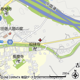 山口県下関市吉田地方（宗地）周辺の地図