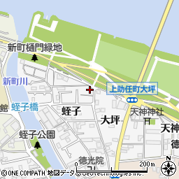 徳島県徳島市上助任町蛭子157周辺の地図