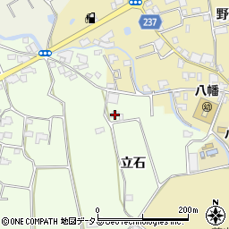 徳島県阿波市市場町山野上立石80周辺の地図