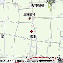 徳島県徳島市国府町芝原橋本27周辺の地図