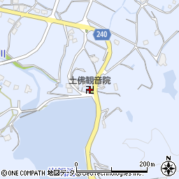 土佛観音院周辺の地図