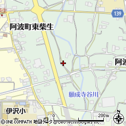 徳島県阿波市阿波町東柴生6周辺の地図