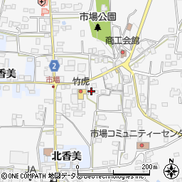 徳島県阿波市市場町市場町筋81周辺の地図