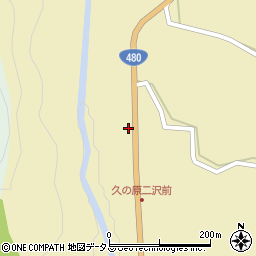 和歌山県有田郡有田川町久野原92周辺の地図