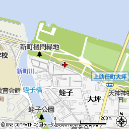徳島県徳島市上助任町蛭子周辺の地図