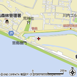 徳島県徳島市川内町鶴島377周辺の地図