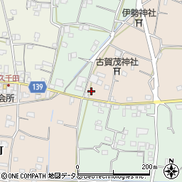 徳島県阿波市阿波町伊勢3周辺の地図