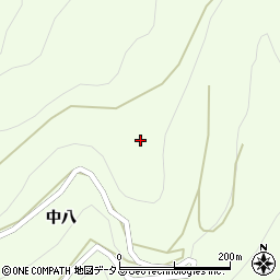 徳島県美馬市脇町中八65周辺の地図