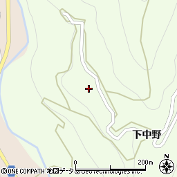 徳島県美馬市脇町下中野160周辺の地図
