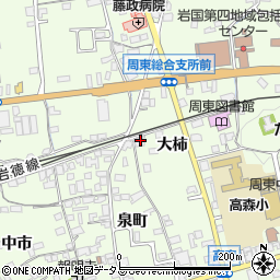 山口県岩国市周東町下久原大柿1226周辺の地図