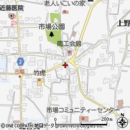 徳島県阿波市市場町市場町筋72周辺の地図