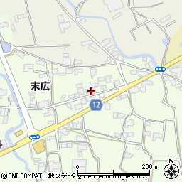 徳島県阿波市市場町山野上末広163周辺の地図