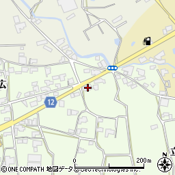 徳島県阿波市市場町山野上立石255周辺の地図