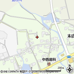 徳島県阿波市市場町山野上末広225周辺の地図