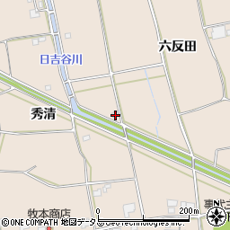 徳島県阿波市市場町伊月六反田265周辺の地図