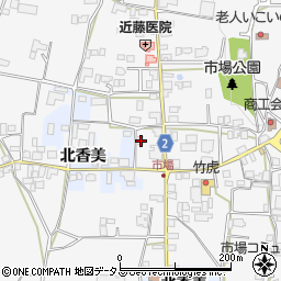 徳島県阿波市市場町市場町筋307周辺の地図