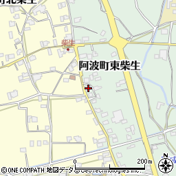 徳島県阿波市阿波町東柴生54周辺の地図