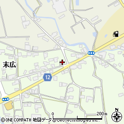 徳島県阿波市市場町山野上末広172周辺の地図