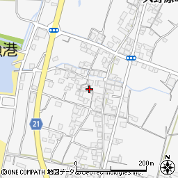 香川県観音寺市大野原町花稲417周辺の地図