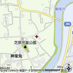 徳島県徳島市国府町芝原神楽免24周辺の地図