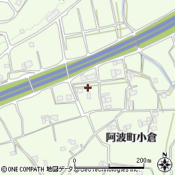 徳島県阿波市阿波町小倉422周辺の地図