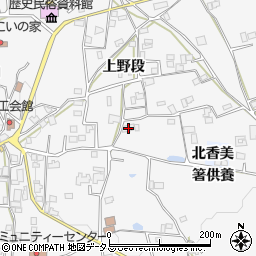 徳島県阿波市市場町市場上野段351周辺の地図