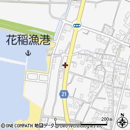 香川県観音寺市大野原町花稲431周辺の地図