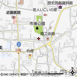 徳島県阿波市市場町市場町筋119周辺の地図