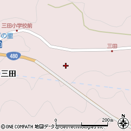 和歌山県有田郡有田川町三田427周辺の地図