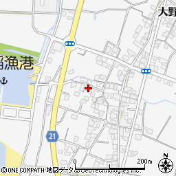 香川県観音寺市大野原町花稲413周辺の地図