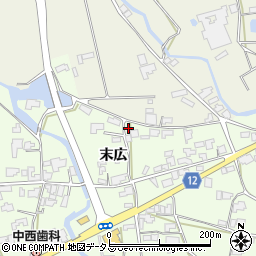 徳島県阿波市市場町山野上末広146周辺の地図