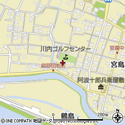 徳島県徳島市川内町宮島本浦50周辺の地図