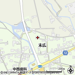 徳島県阿波市市場町山野上末広123周辺の地図