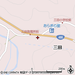 和歌山県有田郡有田川町三田853周辺の地図