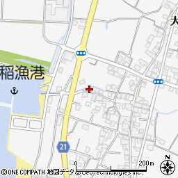 香川県観音寺市大野原町花稲410周辺の地図