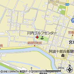 徳島県徳島市川内町宮島本浦45周辺の地図