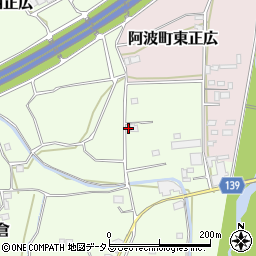 徳島県阿波市阿波町小倉572周辺の地図