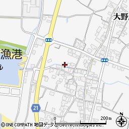 香川県観音寺市大野原町花稲399周辺の地図
