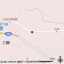 和歌山県有田郡有田川町三田432周辺の地図