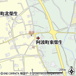 徳島県阿波市阿波町東柴生80周辺の地図